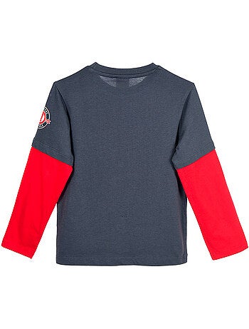 T-shirt manches longues garçon avengers - licence officielle