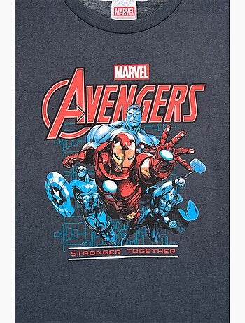 T-shirt manches longues garçon avengers - licence officielle