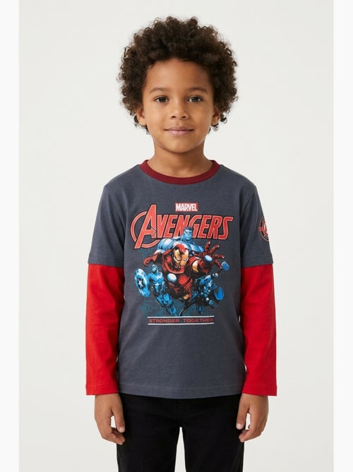 T-shirt manches longues garçon Avengers - Licence officielle - Kiabi T-shirt manches longues garçon Avengers - Licence officielle - Kiabi
