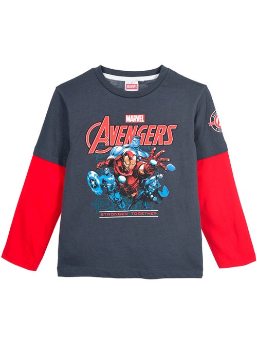 T-shirt manches longues garçon Avengers - Licence officielle - Kiabi T-shirt manches longues garçon Avengers - Licence officielle - Kiabi