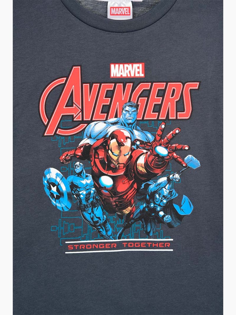 T-shirt manches longues   garçon Avengers - Licence officielle Gris - Kiabi