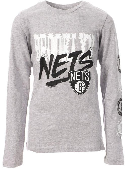 T-shirt Manches Longues Garçon BROOKLYN NETS - Kiabi