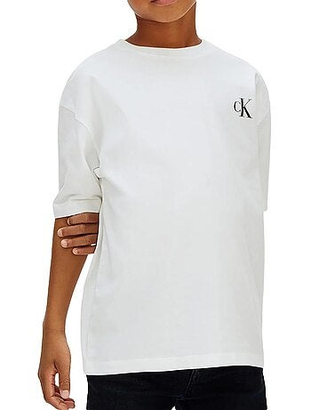 T-shirt manches longues garçon calvin klein jeans