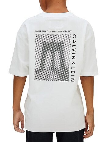 T-shirt manches longues garçon calvin klein jeans