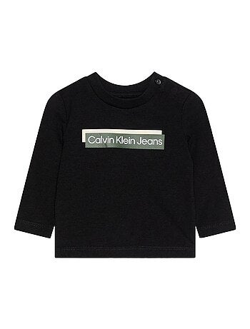 T-shirt Manches Longues Garçon Calvin Klein Jeans Hero