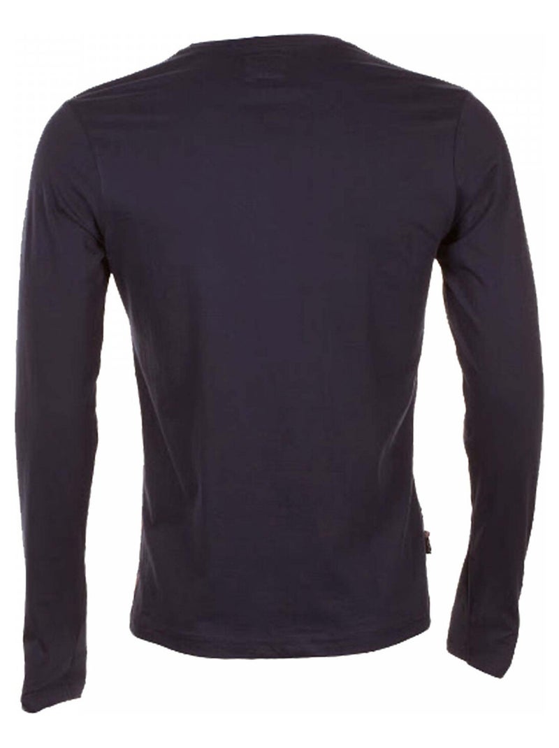 T-shirt manches longues garçon EGALANT - HARRY KAYN Bleu marine - Kiabi