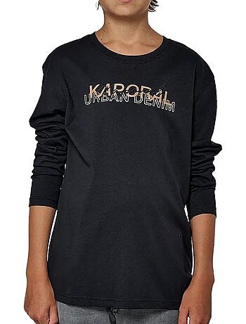 T-shirt Manches Longues Garçon Kaporal