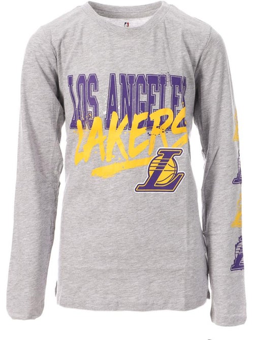 T-shirt Manches Longues Garçon NBA Lak LOS ANGELES LAKERS - Kiabi