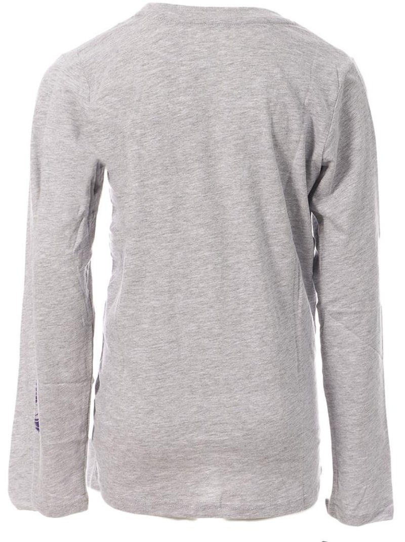 T-shirt Manches Longues Garçon NBA Lak LOS ANGELES LAKERS Gris Violet - Kiabi