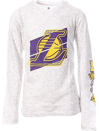 T-shirt Manches Longues Garçon NBA Los Angeles Lakers