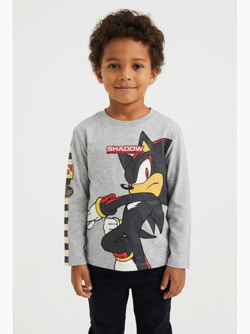 T-shirt manches longues garçon sonic - licence officielle - Kiabi T-shirt manches longues garçon sonic - licence officielle - Kiabi