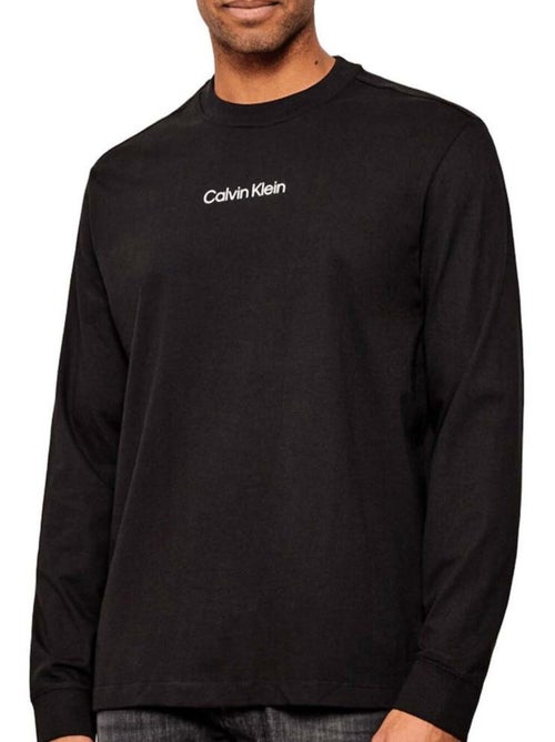 T-Shirt Manches Longues Homme Calvin Klein Jeans - Kiabi