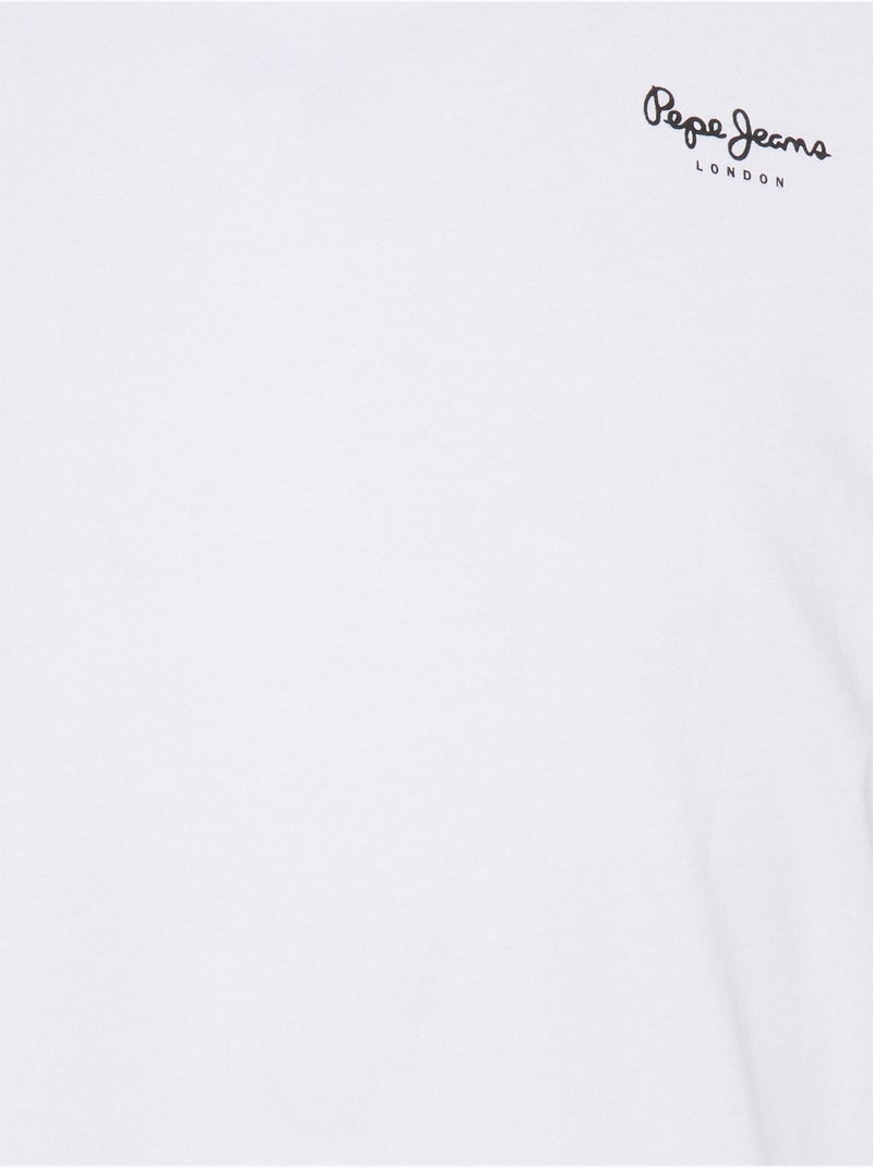 T-Shirt Manches Longues Homme Pepe jeans Blanc - Kiabi