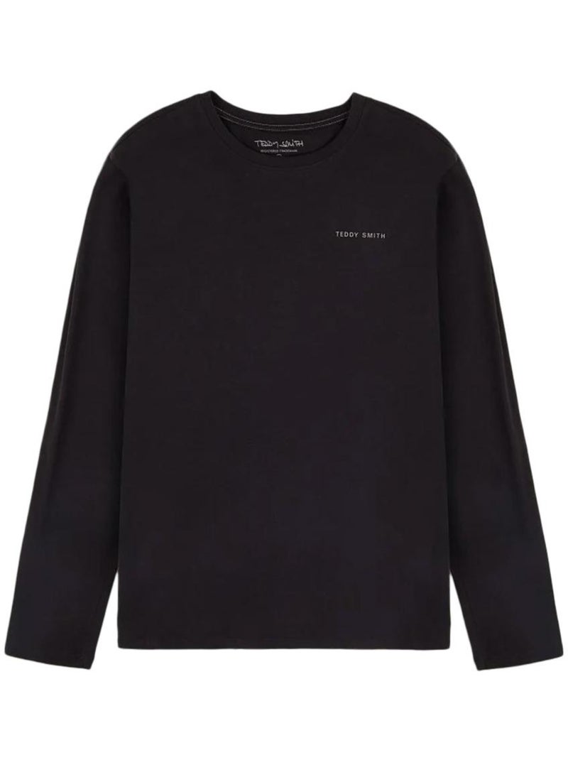 T-shirt manches longues homme teddy smith Noir - Kiabi