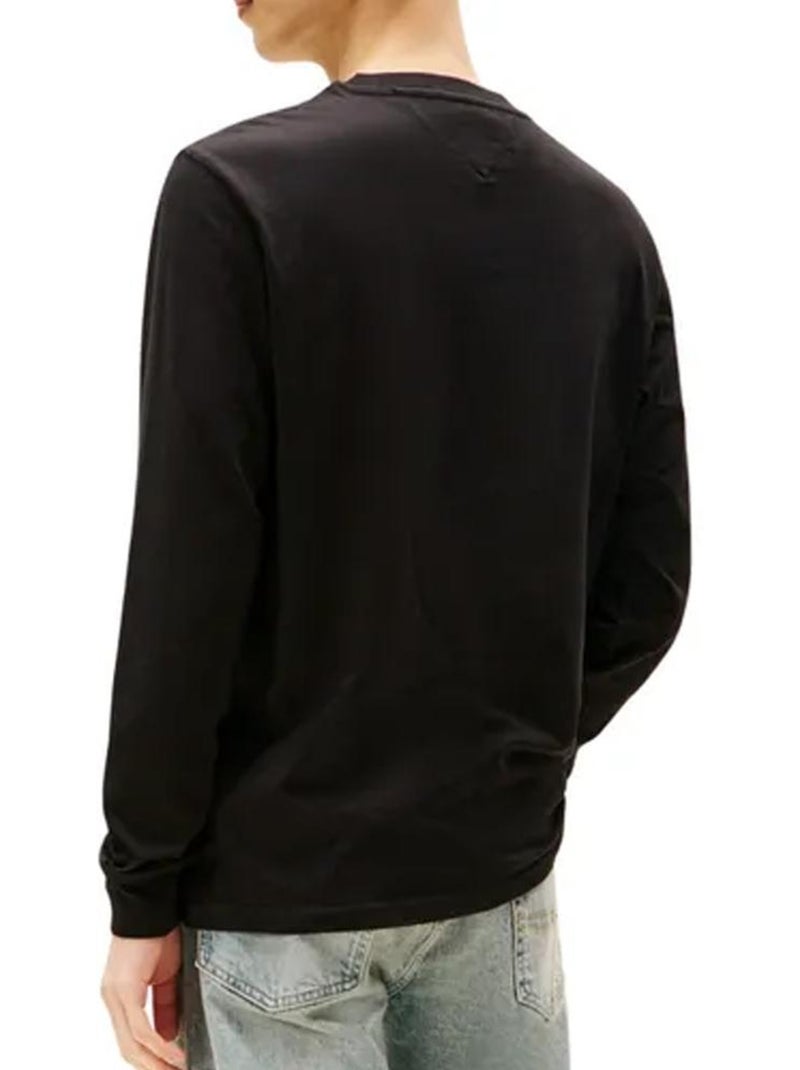 T-Shirt Manches Longues Homme Tommy Hilfiger Noir - Kiabi