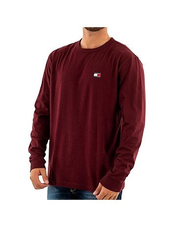 T-shirt Manches Longues Homme Tommy Hilfiger Reg Badge