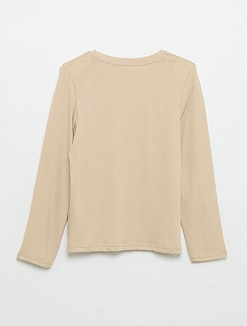 T-shirt manches longues imprimé