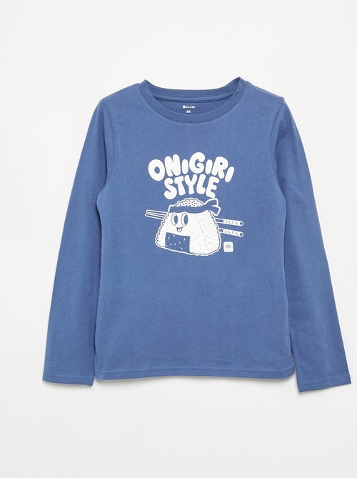 T-shirt manches longues imprimé - Kiabi T-shirt manches longues imprimé - Kiabi