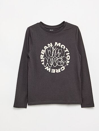 T-shirt manches longues imprimé