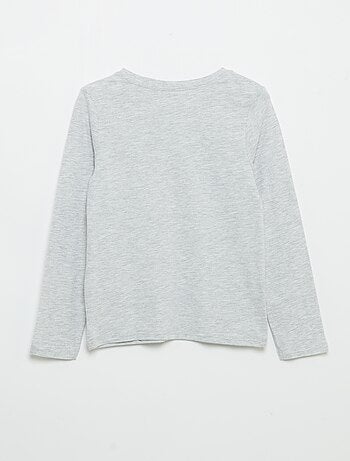 T-shirt manches longues imprimé