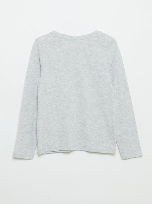 T-shirt manches longues imprimé - Kiabi T-shirt manches longues imprimé - Kiabi