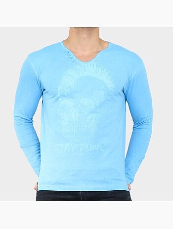 T-shirt manches longues imprimé