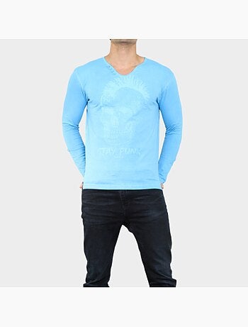 T-shirt manches longues imprimé