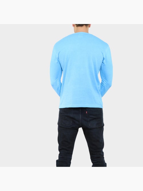 T-shirt manches longues imprimé - Kiabi