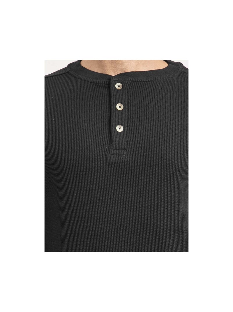 T-shirt manches longues JONEN Noir - Kiabi