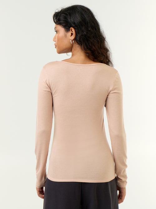 T-shirt manches longues laine mélangée - Kiabi T-shirt manches longues laine mélangée - Kiabi