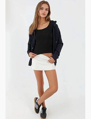T-shirt manches longues mélange coton hiccup