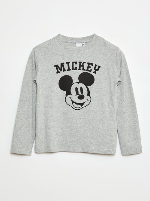 T-shirt manches longues 'Mickey' 'Disney' - Kiabi