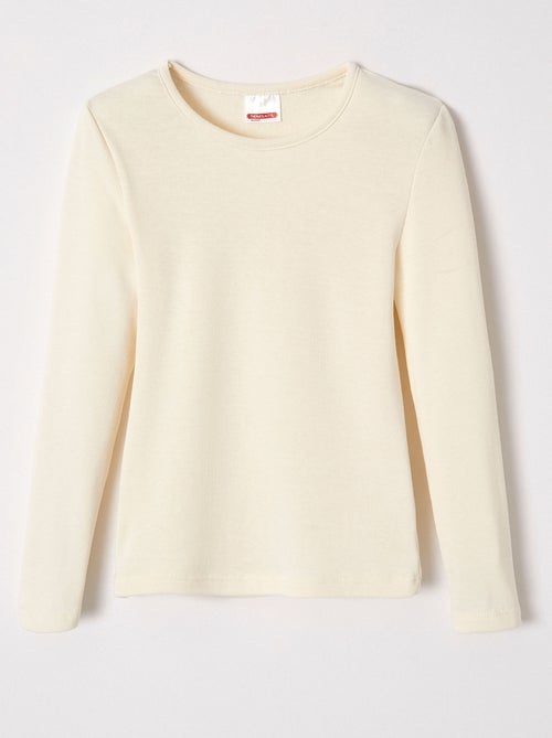 T-shirt manches longues mixte Thermolactyl Sensitive thermique - Damart - Kiabi