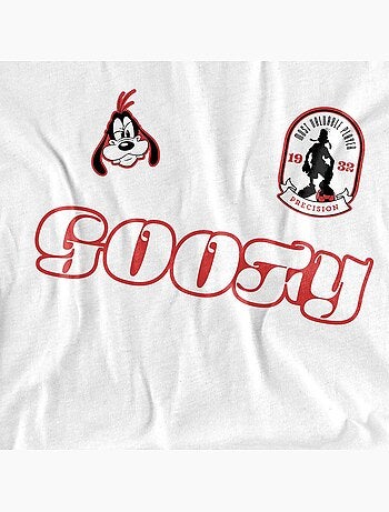 T-shirt manches longues motif dingo motif/style ballon de foot - disney (dingo)