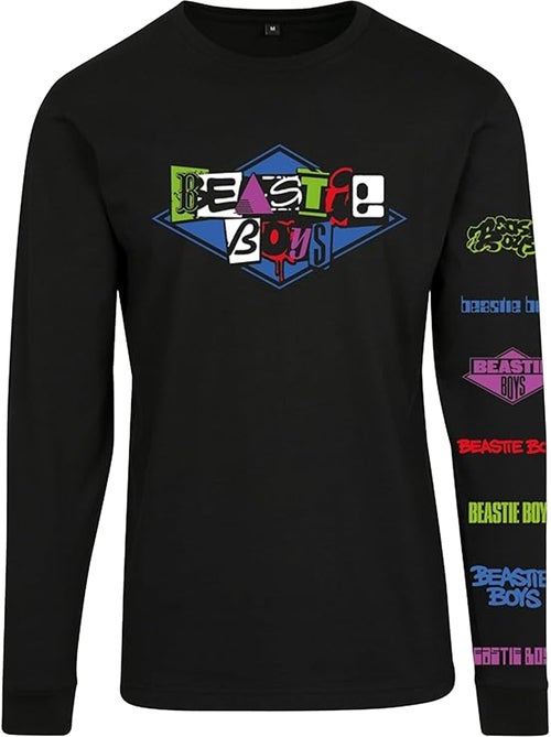 T-shirt manches longues motif/style beastie boys - mister tee - Kiabi T-shirt manches longues motif/style beastie boys - mister tee - Kiabi