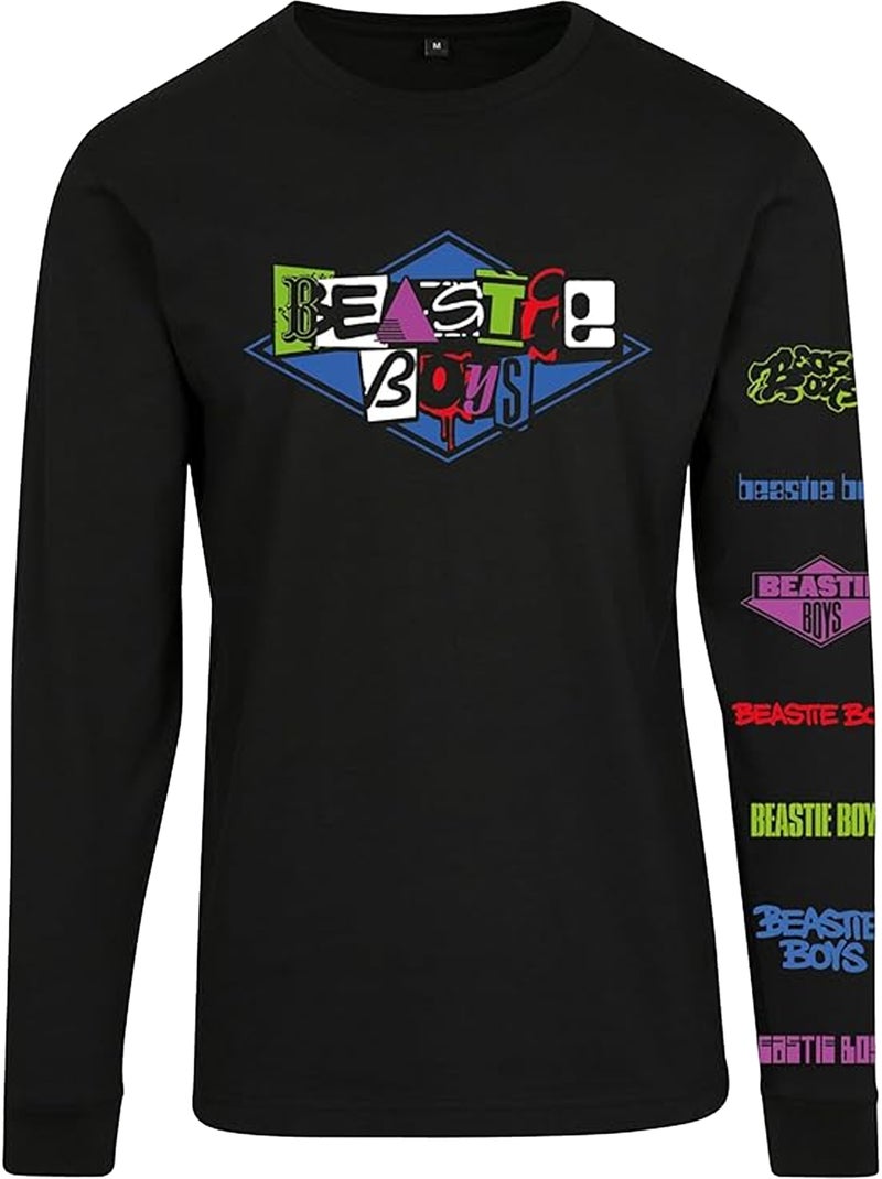 T-shirt manches longues motif/style beastie boys - mister tee Noir - Kiabi