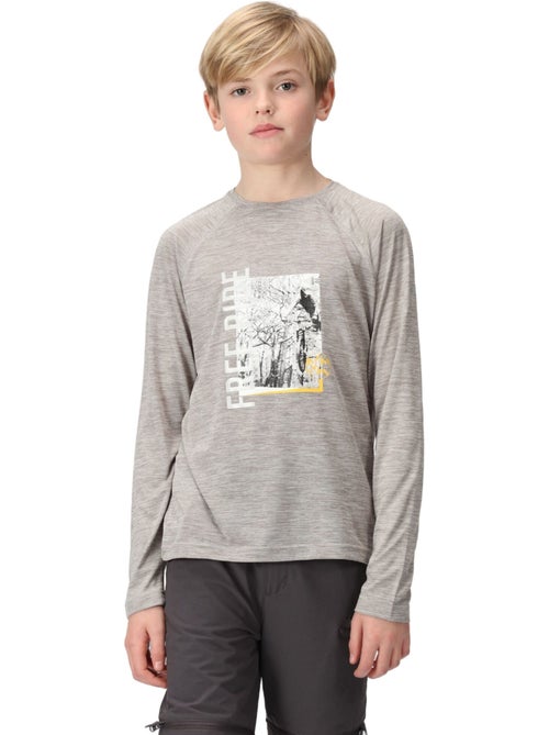 T-shirt manches longues motif/style cyclisme burnlee - regatta - Kiabi T-shirt manches longues motif/style cyclisme burnlee - regatta - Kiabi