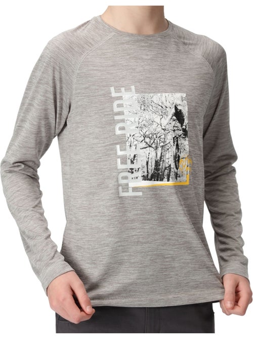 T-shirt manches longues motif/style cyclisme burnlee - regatta - Kiabi T-shirt manches longues motif/style cyclisme burnlee - regatta - Kiabi
