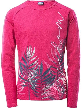 T-shirt manches longues motif/style feuilles ruth - bejo
