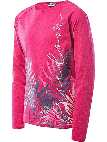 T-shirt manches longues motif/style feuilles ruth - bejo