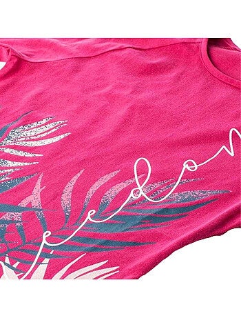 T-shirt manches longues motif/style feuilles ruth - bejo