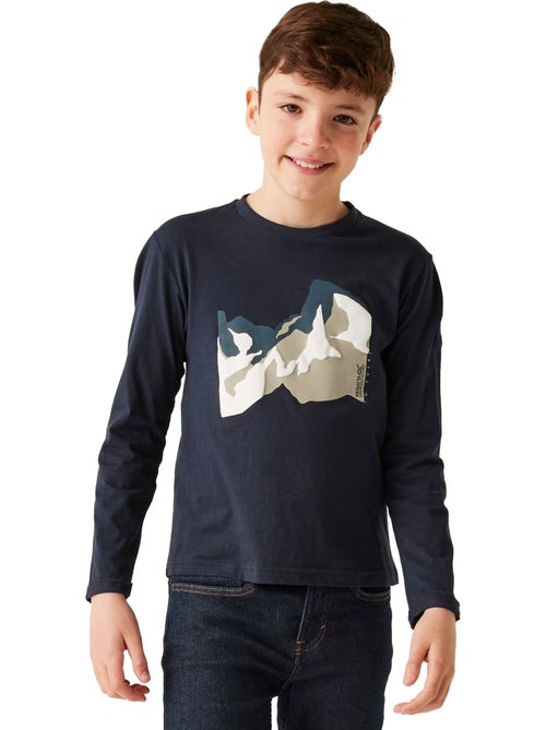 T-shirt manches longues motif/style montagne wenbie - regatta - Kiabi