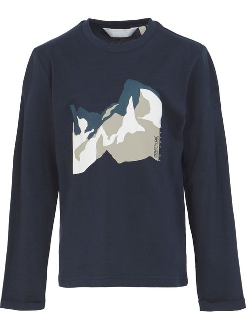 T-shirt manches longues motif/style montagne wenbie - regatta - Kiabi