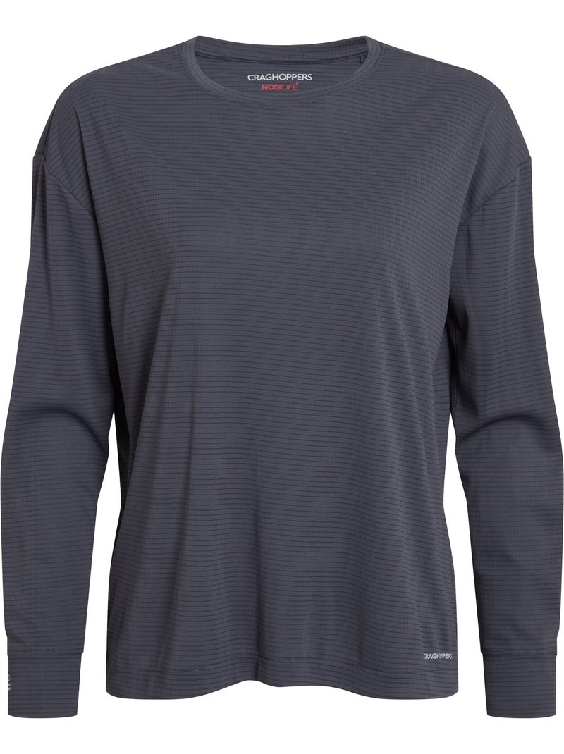 T-shirt manches longues motif/style quadrillage - craghoppers Gris Gris anthracite - Kiabi