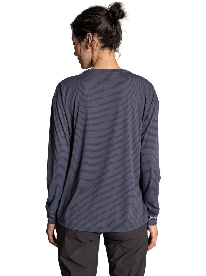T-shirt manches longues motif/style quadrillage - craghoppers Gris Gris anthracite - Kiabi
