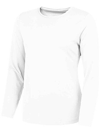 T-shirt manches longues motif/style uni - just cool