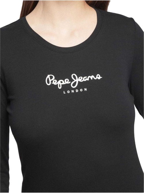 T-shirt manches longues new virginia - pepe jeans - Kiabi T-shirt manches longues new virginia - pepe jeans - Kiabi