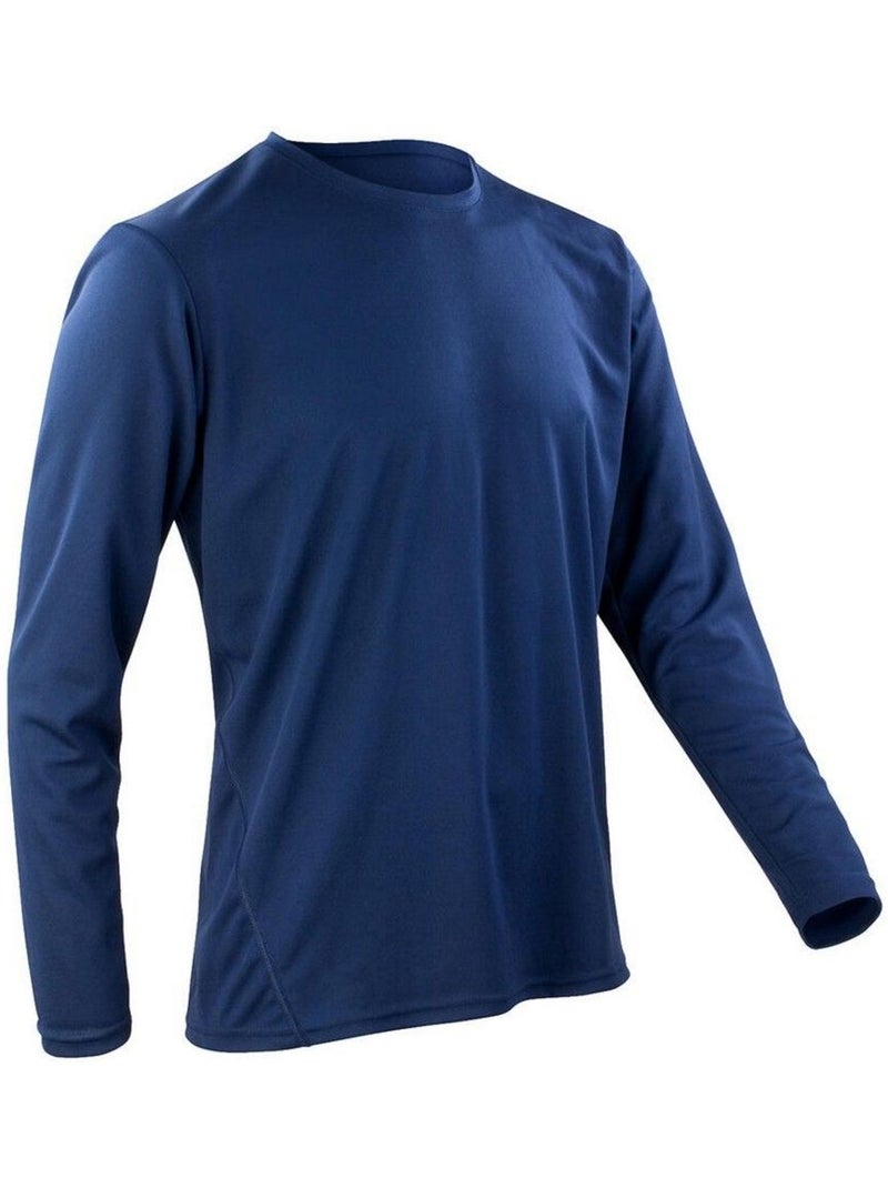 T-shirt manches longues performance - spiro Bleu marine - Kiabi