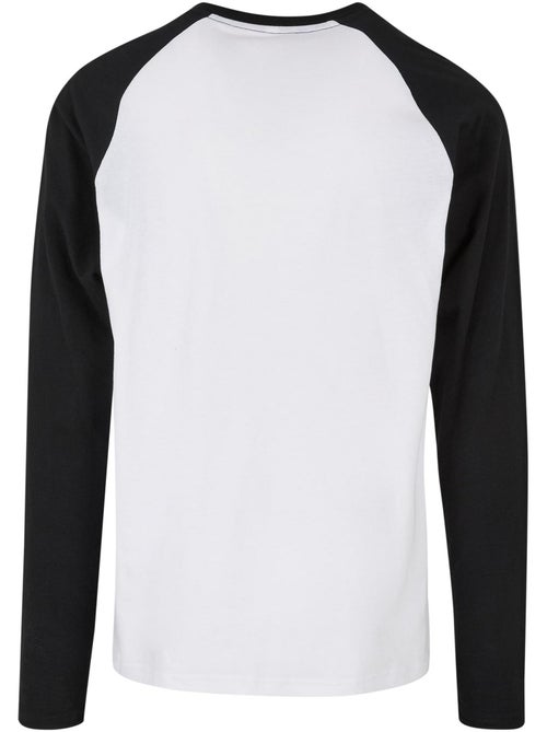 T-shirt manches longues raglan motif/style contrasté - build your brand - Kiabi T-shirt manches longues raglan motif/style contrasté - build your brand - Kiabi