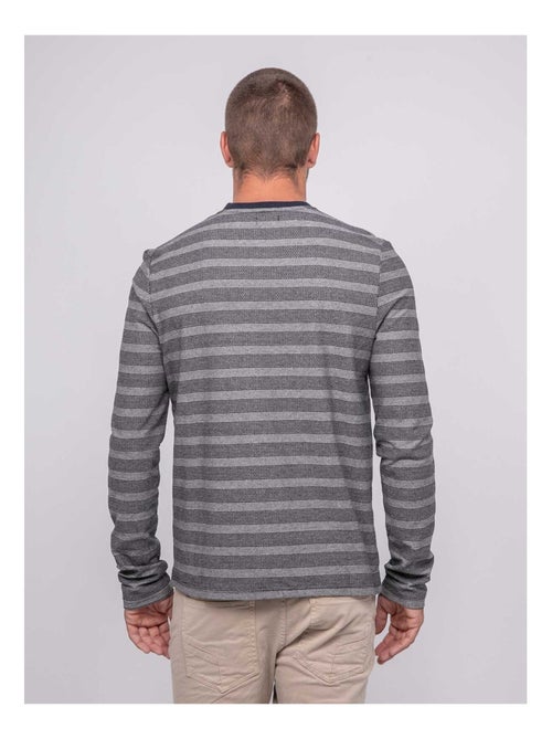 T-shirt manches longues rayé JUNANINE - Kiabi